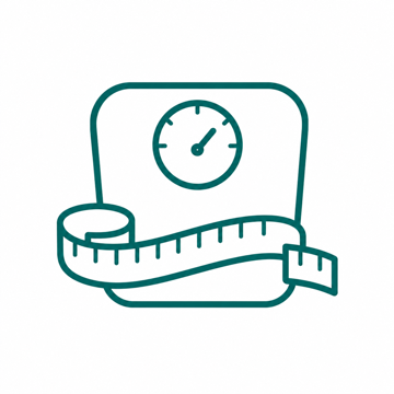 Símbolo de Control de Peso Médico Farmacológico